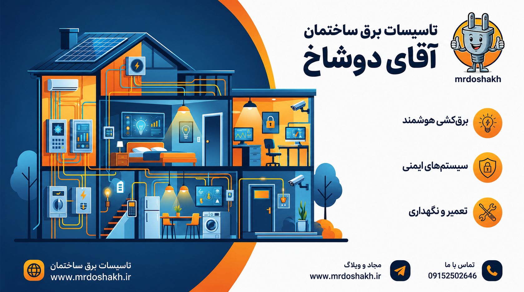 آقای دوشاخ - تعمیرات آیفون تصویری مشهد